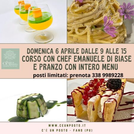 Corso con Chef Emanuele di Biase